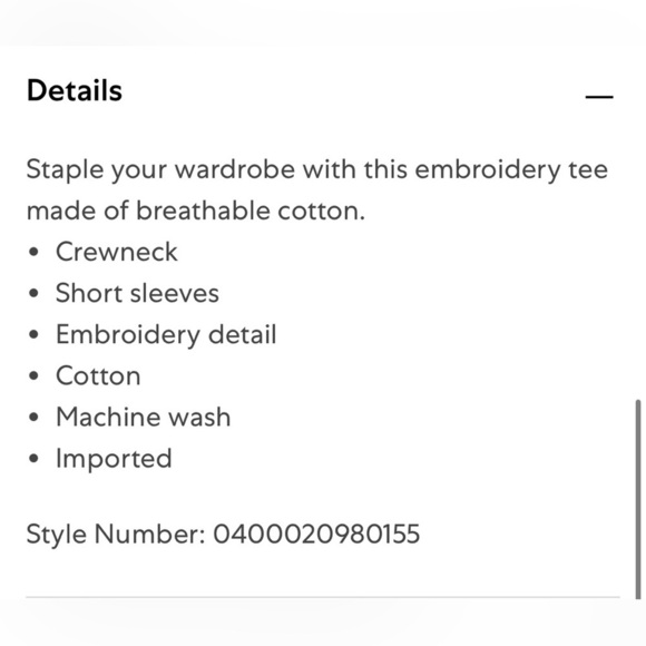 NWT men’s French Connection Skateboard Embroidery Tee sz M - Picture 6 of 6